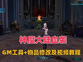 【神魔大陆】血袭2024版精品网单，带GM工具+商城物品修改等工具-云端资源分享